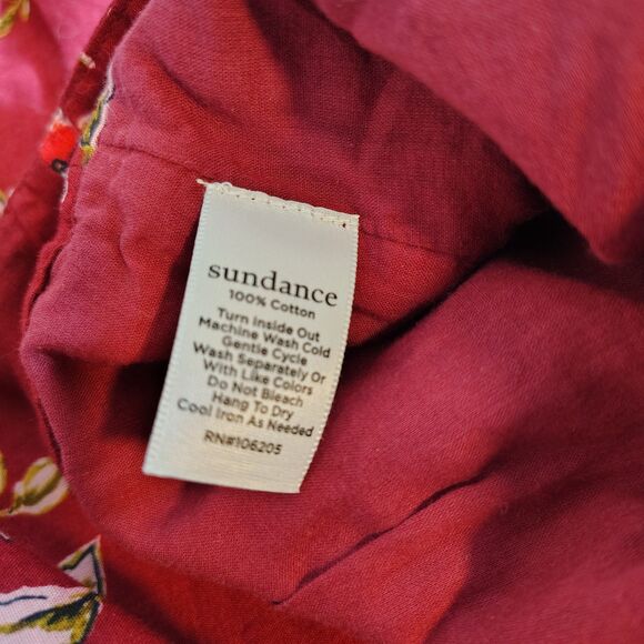 Sundance Floral Tiered Midi Skirt XS Boho Cottagecore Button Front Festival - Picture 5 of 10